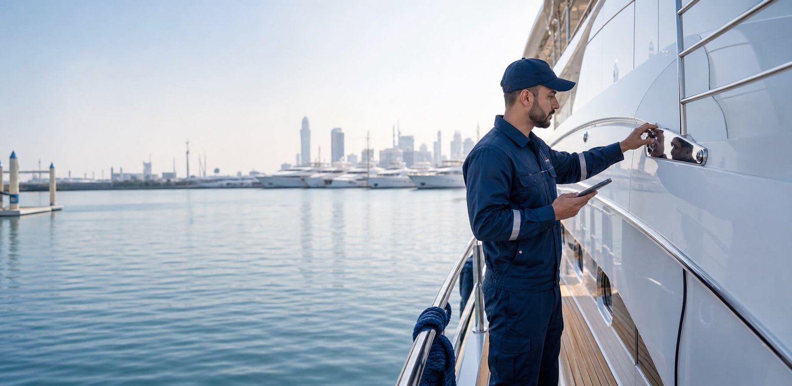 Generated annual vessel inspection scene