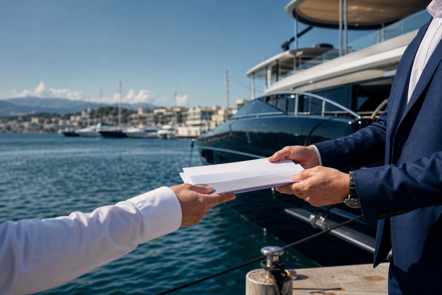 Vessel ownership transfer